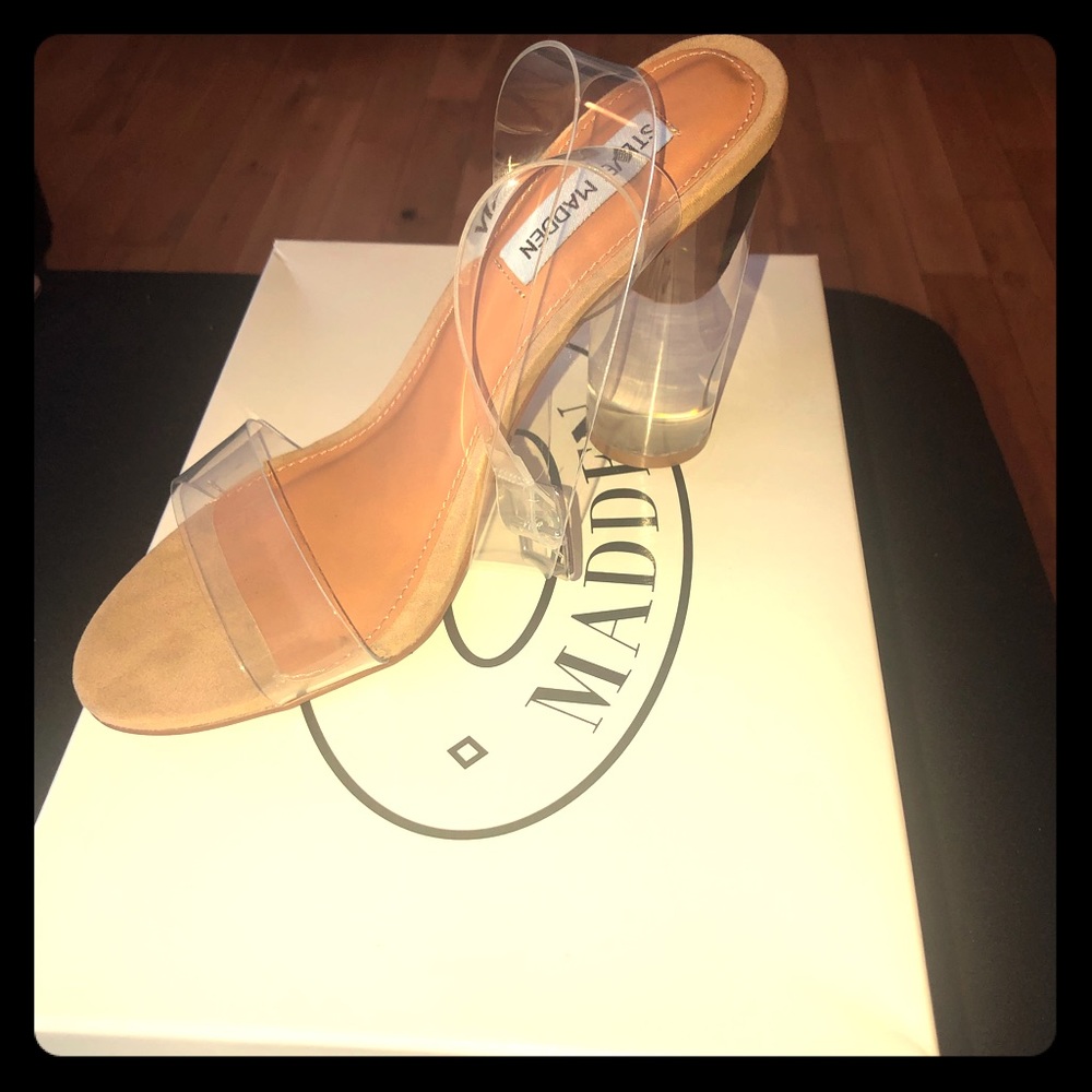 Steve Madden Clearer Clear size 10